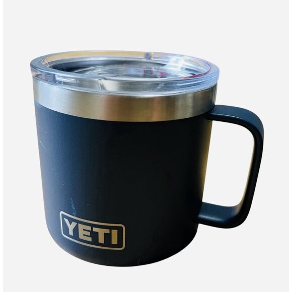 YETI Rambler 14 oz. Mug with Magslider Lid - Navy - Picture 1 of 6